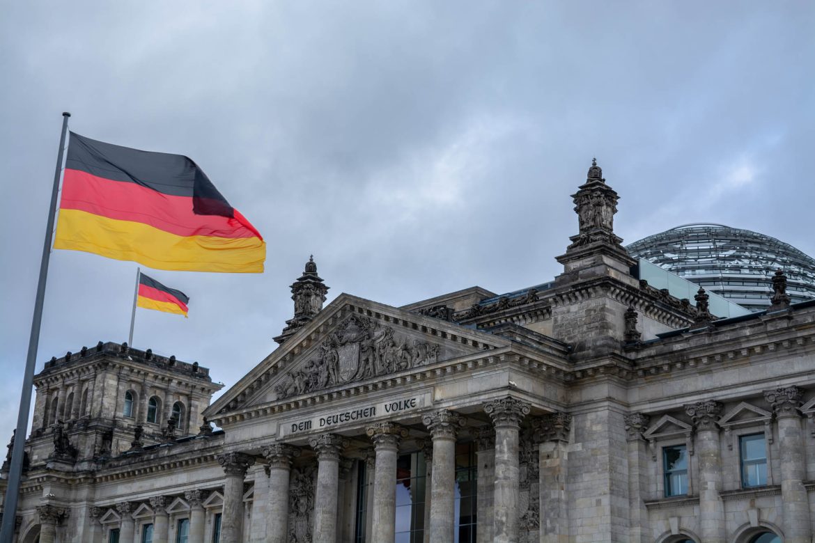 Deutsche wolke im winter